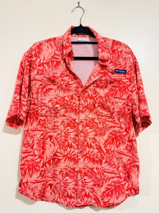 Columbia Sportswear Company Other - Columbia PFG Shirt Mens S Super Tamiami Button Up Omni Shade Tropical Outdoor‎